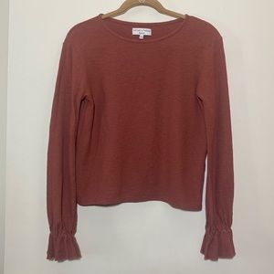 Madewell Texture & Thread Bell Cuff Shirt